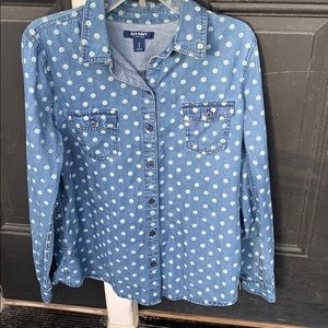 Old navy denim shirt